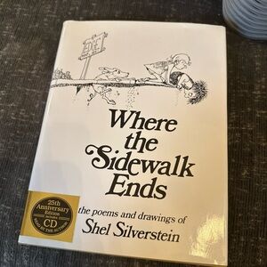 Where the Sidewalk Ends Shel Silverstein 25th Anniversary edition NEW w/ CD